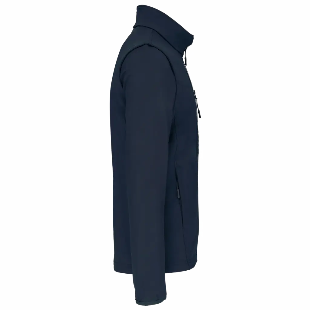 Softshell met afritsbare mouwen, navy — productfoto 7