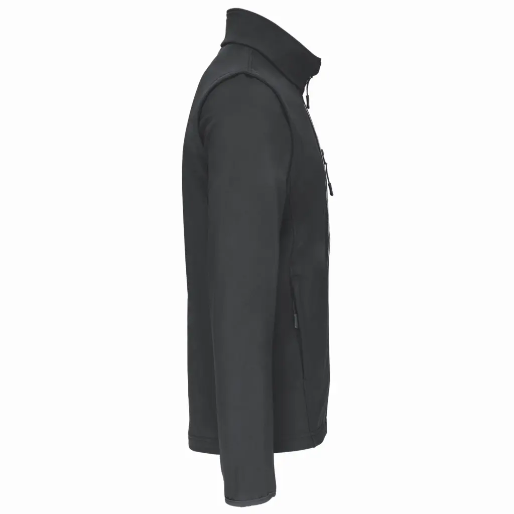 Softshell met afritsbare mouwen, titanium — productfoto 9