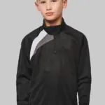 Kindertrainingsweater Met Ritskraag — productfoto 3