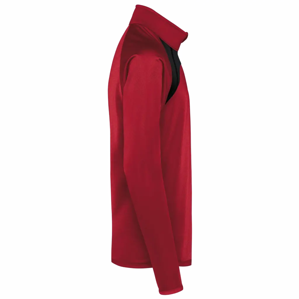 PS_PA329-S_SPORTYRED-BLACK-STORMGREY - Hidalgo Kindertrainingsweater Met Ritskraag, sporty red/black/storm grey — productfoto 5