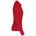 Sport Top ¼ Zip met lange mouwen voor dames, sporty red — productfoto 2