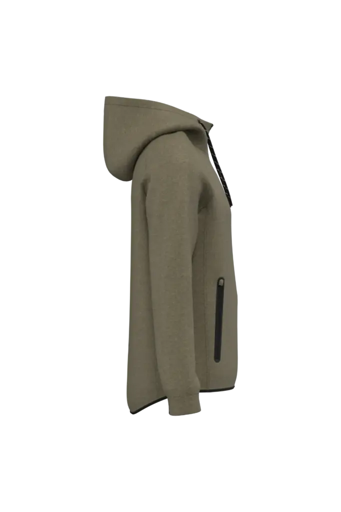 PS_PA358-S_LIGHTKHAKIHEATHER - Hidalgo Herenjasje met capuchon performance, light khaki heather — productfoto 7