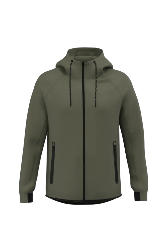 Custom Printed Men's PA358 Stretch Hooded Jacket XS-3XL — product photo 10
