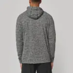 Unisex sportsweater Met Capuchon En Ritskraag — productfoto 3