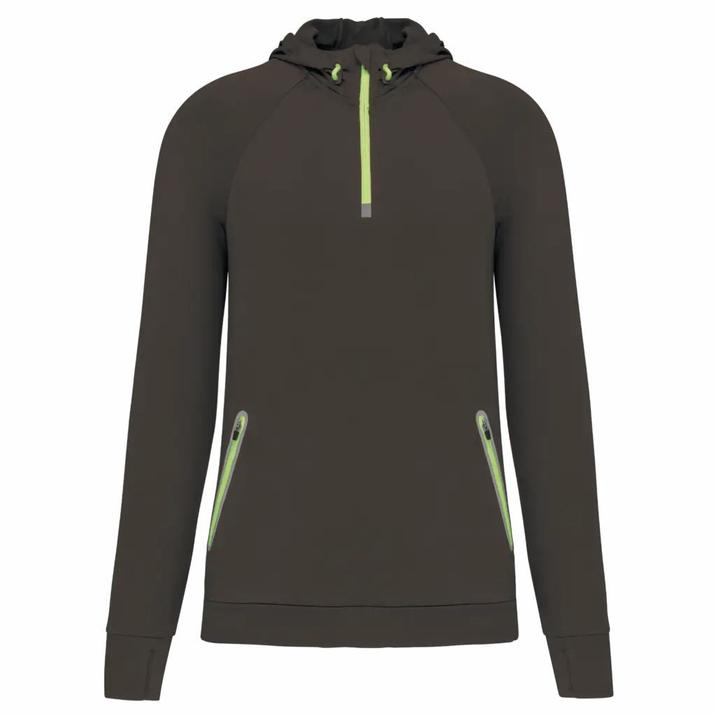 Sportsweater bedrucken PA360 Zip-Neck Jersey Unisex XS-3XL — Produktfoto 7