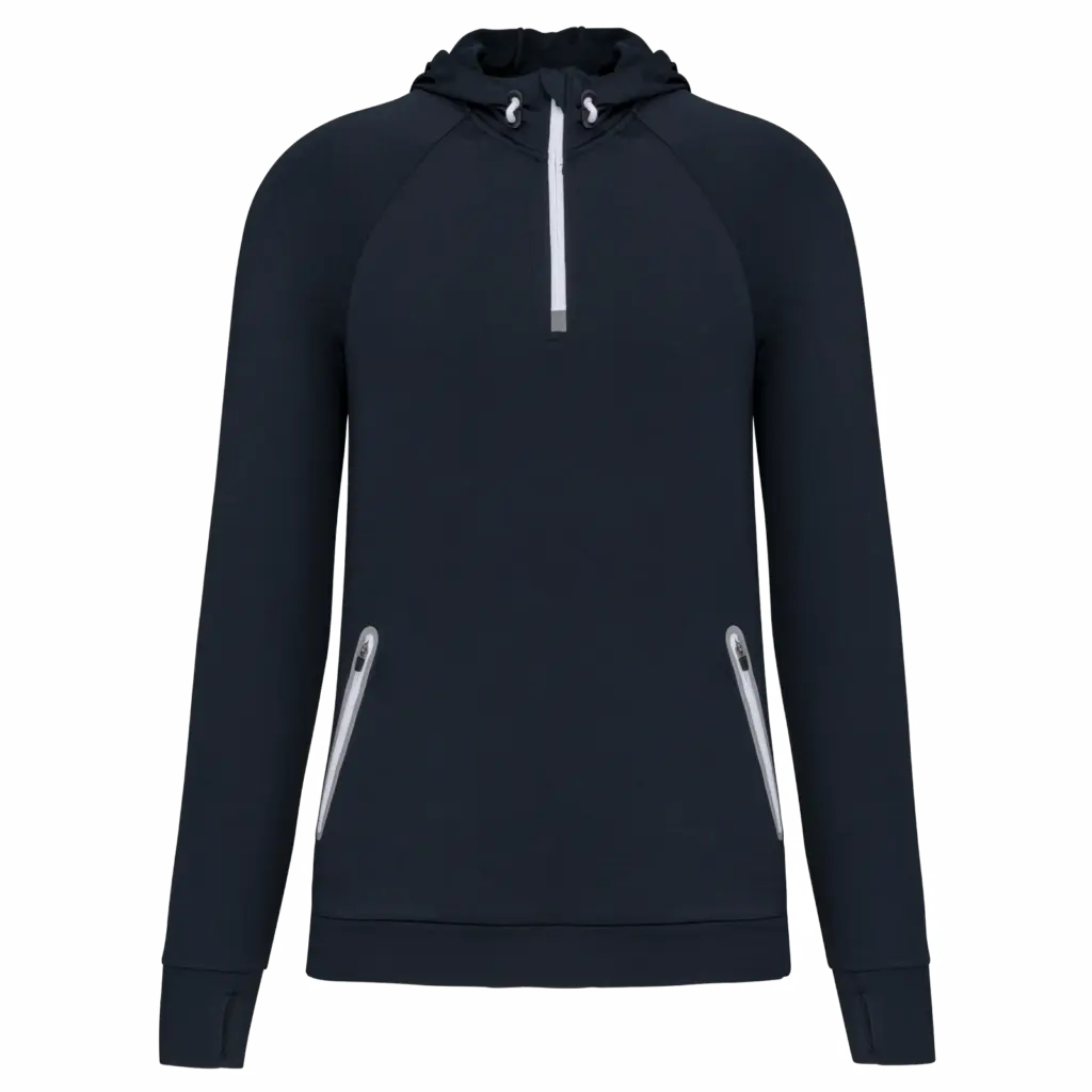 Sportsweater bedrucken PA360 Zip-Neck Jersey Unisex XS-3XL — Produktfoto 8