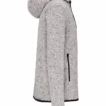 Heather herenvest met capuchon, light grey melange — productfoto 6