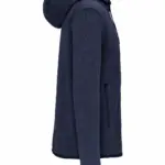 Heather herenvest met capuchon, navy melange — productfoto 8
