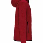 Heather herenvest met capuchon, red melange — productfoto 9