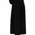 Heather damesvest met capuchon, dark grey melange — productfoto 2