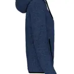 Heather damesvest met capuchon, light royal blue melange — productfoto 4