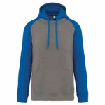 Hoodie bedrucken PA369 zweifarbig Raglan Fleece XS-3XL — Produktfoto 7