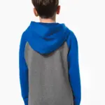 Kinder multisport tweekleurige sweater met capuchon — productfoto 2