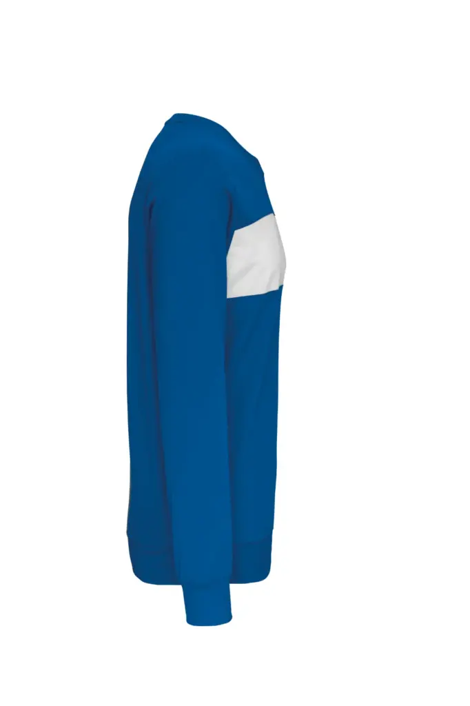 PS_PA373-S_SPORTYROYALBLUE-WHITE - Hidalgo Sweater van polyester, sporty royal blue / white — productfoto 6