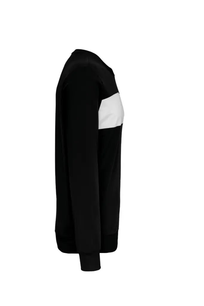 PS_PA374-S_BLACK-WHITE - Hidalgo Kindersweater van polyester, black/white — productfoto 5
