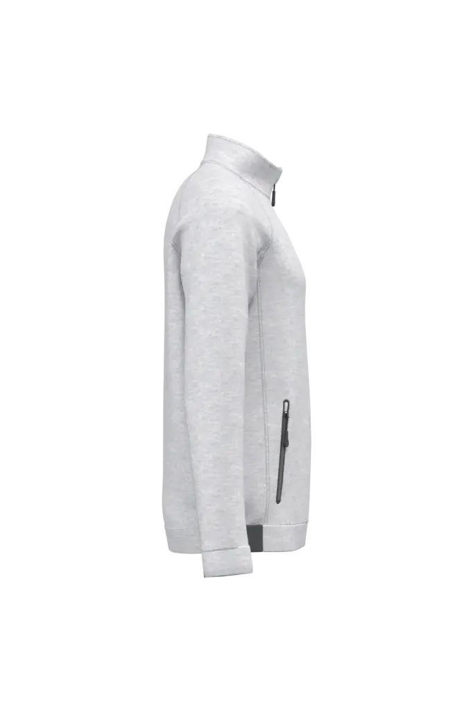 Jasje met opstaande kraag, ash heather — productfoto 3
