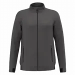 Jasje met opstaande kraag, deep grey heather — productfoto 7