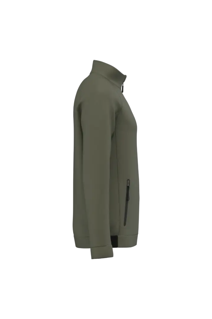 Jasje met opstaande kraag, sporty khaki — productfoto 7