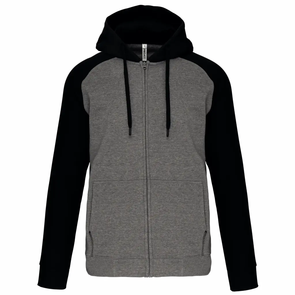Custom Hooded Sweatvest PA380 Two-tone Fleece XS-3XL — product photo 6