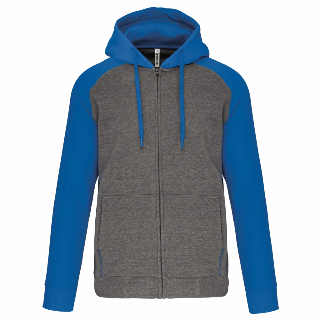 Custom Hooded Sweatvest PA380 Two-tone Fleece XS-3XL — product photo 9