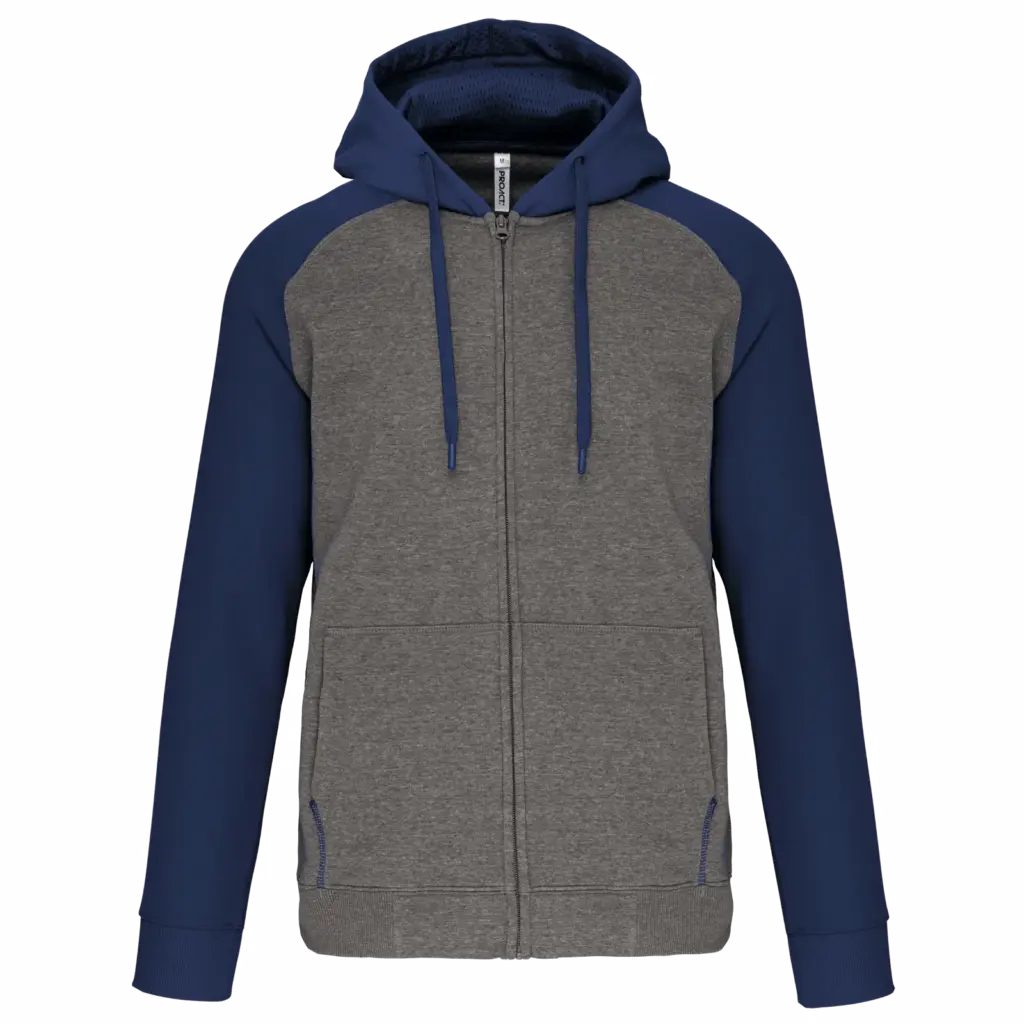 Custom Hooded Sweatvest PA380 Two-tone Fleece XS-3XL — product photo 7