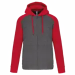 Custom Hooded Sweatvest PA380 Two-tone Fleece XS-3XL — product photo 8