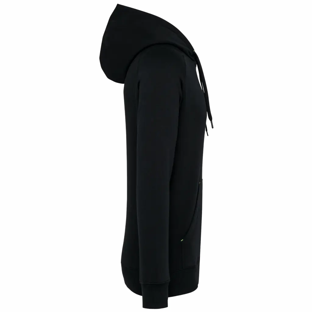PS_PA382-S_BLACK - Hidalgo Unisex Sweater met capuchon, black — productfoto 2