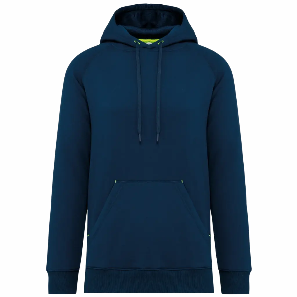 Unisex Sweater met capuchon, sporty navy — productfoto 6