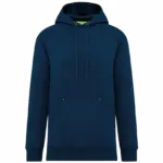 Unisex Sweater met capuchon, sporty navy — productfoto 6