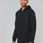 Unisex sweatvest met capuchon — productfoto 2