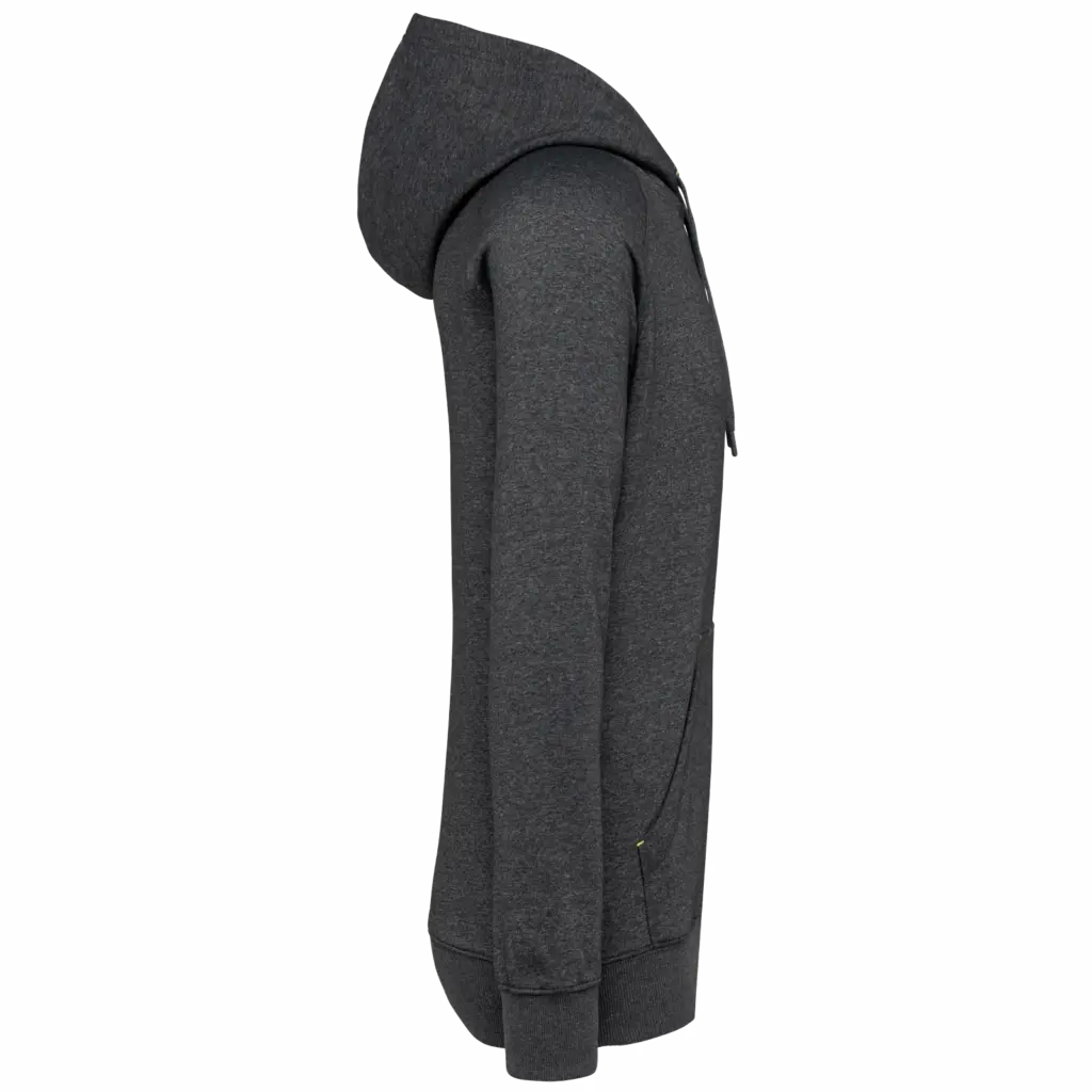 PS_PA383-S_DARKGREYHEATHER - Hidalgo Unisex sweatvest met capuchon, dark grey heather — productfoto 6
