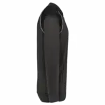 Unisex trainingsjasje met rits en biesje, dark grey — productfoto 6