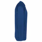 Unisex trainingsjasje met rits en biesje, dark royal blue — productfoto 7