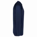 Unisex trainingsjasje met rits en biesje, sporty navy — productfoto 9