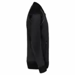 PS_PA385-S_BLACK - Hidalgo Kindertrainingsjasje met rits en biesje, black