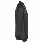 Kindertrainingsjasje met rits en biesje, dark grey — productfoto 2