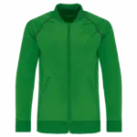 Kindertrainingsjasje met rits en biesje, green — productfoto 5