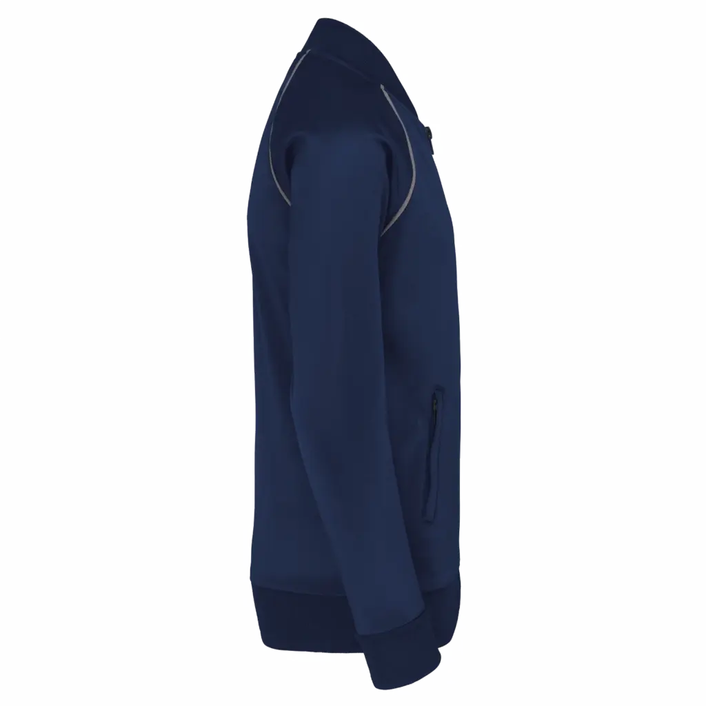 PS_PA385-S_SPORTYNAVY - Hidalgo Kindertrainingsjasje met rits en biesje, sporty navy — productfoto 5