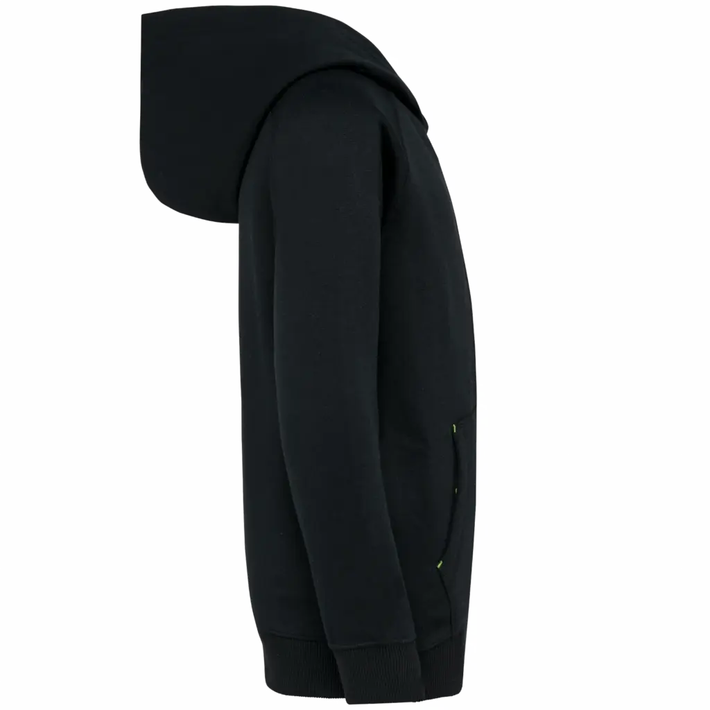 Kinder sweatvest met capuchon, black