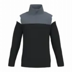 Trainingssweater 1/4 rits kind, black / sporty grey — productfoto 6