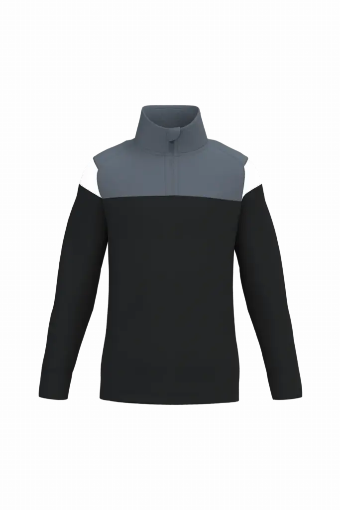 Kinder Trainingssweater PA388 bedrucken 1/4 Zip Matt — Produktfoto 6