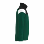 PS_PA388-S_DARKGREEN-BLACK - Hidalgo Trainingssweater 1/4 rits kind, dark green / black — productfoto 7