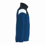 PS_PA388-S_DARKROYALBLUE-NAVY - Hidalgo Trainingssweater 1/4 rits kind, dark royal blue / navy — productfoto 8