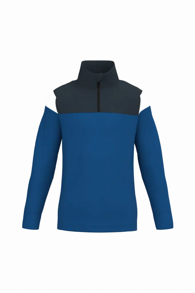 Kinder Trainingssweater PA388 bedrucken 1/4 Zip Matt — Produktfoto 9