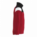 PS_PA388-S_SPORTYRED-BLACK - Hidalgo Trainingssweater 1/4 rits kind, sporty red / black — productfoto 10