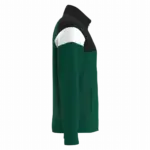 PS_PA390-S_DARKGREEN-BLACK - Hidalgo Uniseks trainingsjasje met rits, dark green / black — productfoto 7