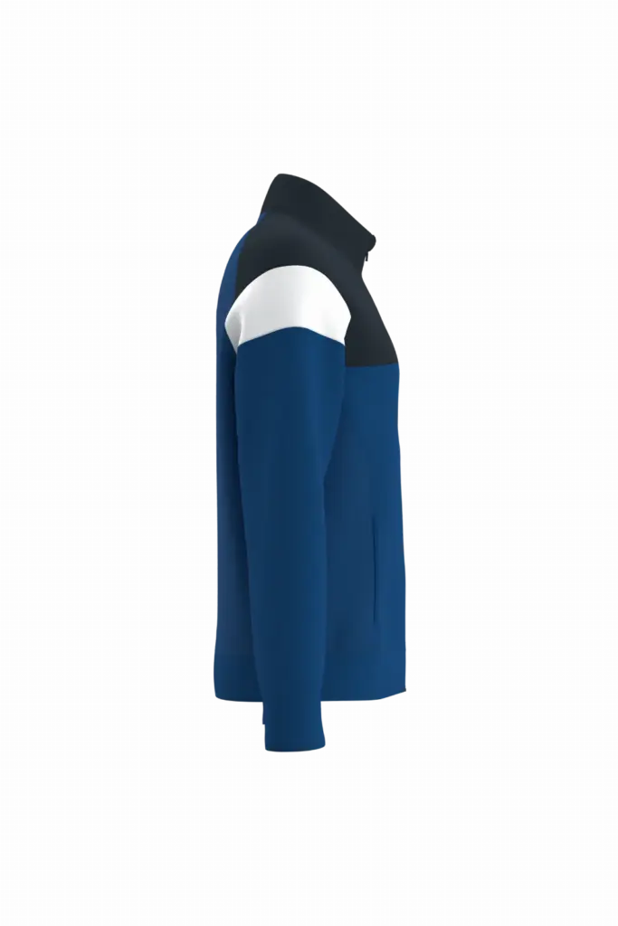 PS_PA390-S_DARKROYALBLUE-NAVY - Hidalgo Uniseks trainingsjasje met rits, dark royal blue / navy — productfoto 8