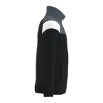 Kinder trainingsjasje met rits, black / sporty grey — productfoto 5