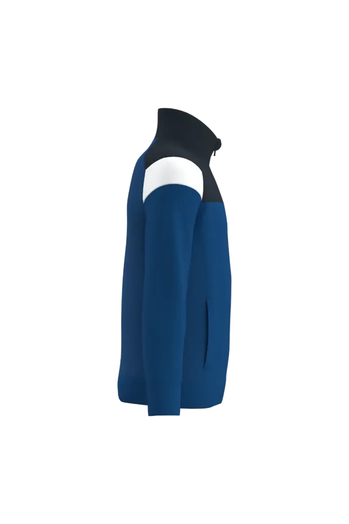 PS_PA391-S_DARKROYALBLUE-NAVY - Hidalgo Kinder trainingsjasje met rits, dark royal blue / navy — productfoto 8