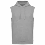 Unisex mouwloze hoodie, oxford grey — productfoto 8
